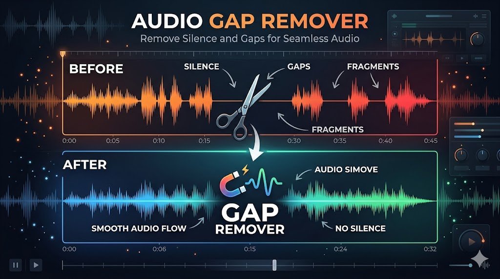 Audio Gap Remover: The Fastest Way to Clean Up Your Audio in 2026
